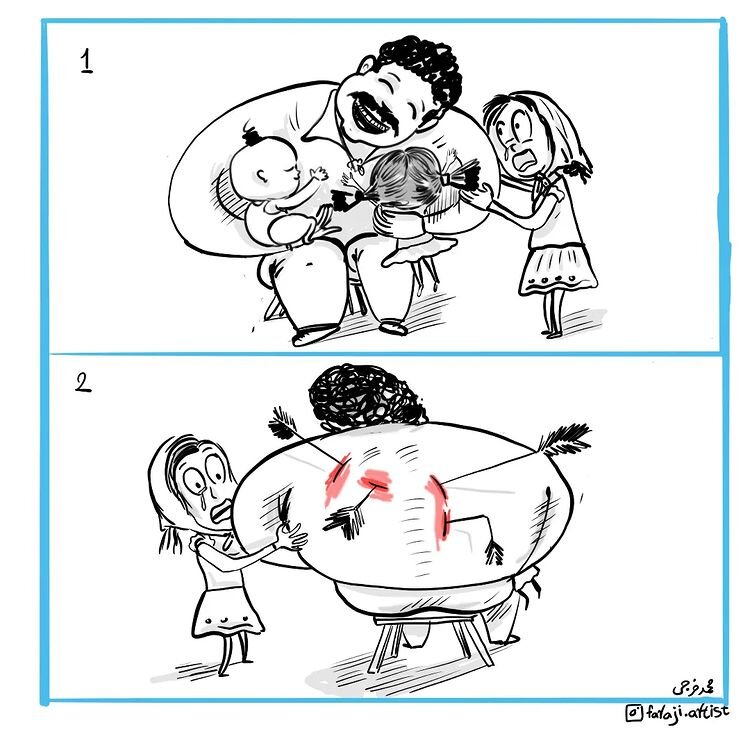 مشقت های پدر بودن را ببینید!