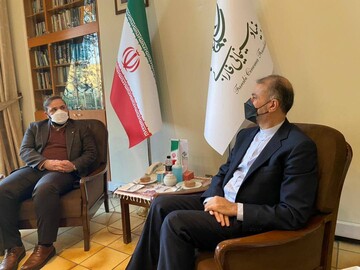 حضور امیرعبداللهیان در بنیاد سینمایی فارابی/عکس