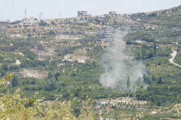مقابله پدافند هوایی ارتش سوریه با اهداف متخاصم در آسمان دمشق
