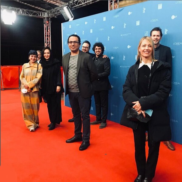 نیکی کریمی روی فرش قرمز جشنواره فیلم برلین/ عکس 