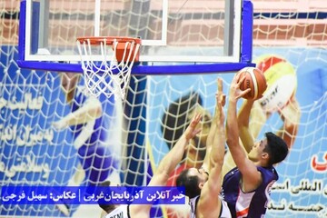 تصاویری از صعود خانه بسکتبال ارومیه به دور حذفی لیگ دسته یک