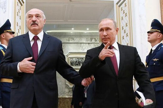 ببینید | در آغوش کشیدن رئیس جمهور بلاروس توسط پوتین؛ خبری از میز جنجالی نیست!