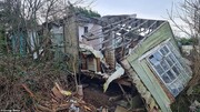 تصاویر | قاب‌های هولناک از خسارت‌های سهمگین  طوفان یونس در انگلیس و ایرلند