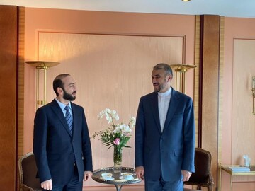 امیرعبداللهیان در دیدار وزیرخارجه ارمنستان: ایران مخالف هرگونه تغییرات ژئوپلتیکی است