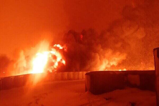 ببینید | اولین تصاویر از لحظه انفجار قوی در نزدیکی کی‌یف
