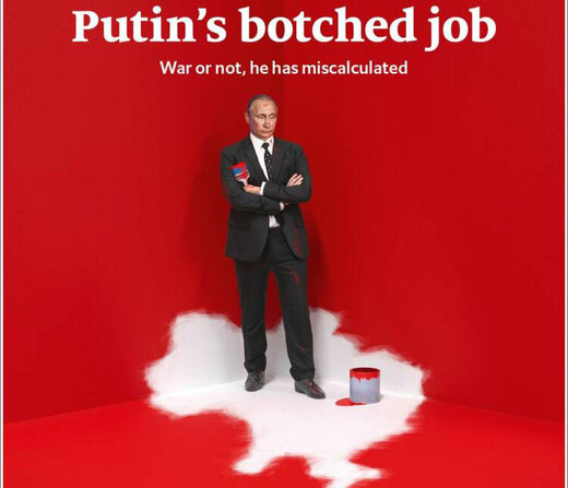 کارخرابی پوتین روی جلد اکونومیست / عکس
