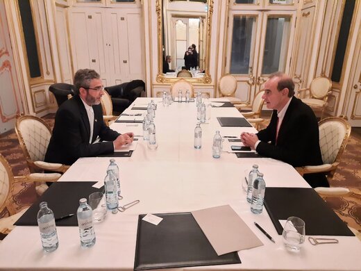Iran top negotiator, EU’s Mora meet in Vienna