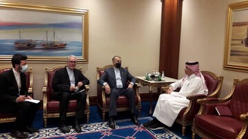 دیدار وزیران خارجه ایران و قطر