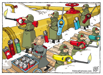 بینید روس‌ها کجا سنگر گرفتند!