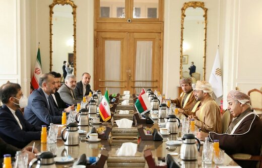 دیدار وزیران خارجه ایران و عمان در تهران