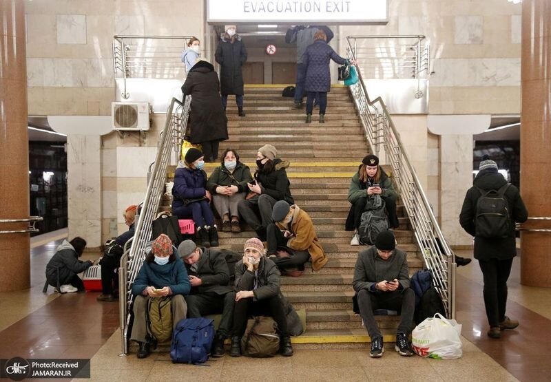 مردم مصیبت زده اوکراین پس از حمله نیروهای پوتین