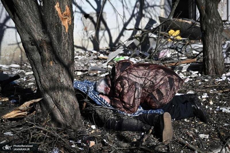 مردم مصیبت زده اوکراین پس از حمله نیروهای پوتین