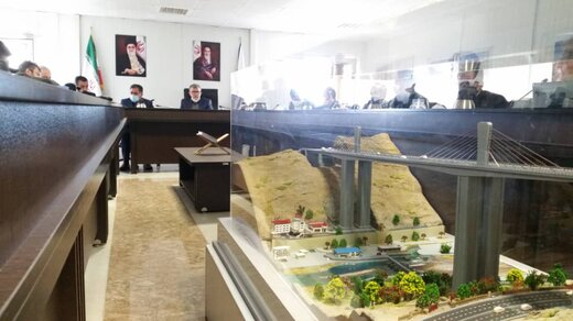 روند پروژه کمربندشمالی کرج بررسی شد