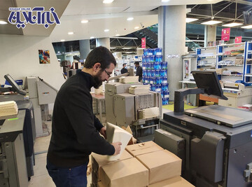 فریم به فریم مراحل تولید یک کتاب،نگاهی به چاپخانه باغ کتاب تهران