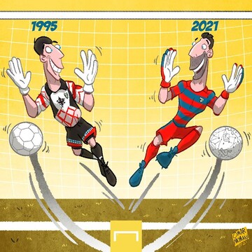 ببینید: این دروازه‌بان تمام نشدنی است!