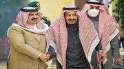 گفتگوی شاه عربستان و بحرین درباره ایران