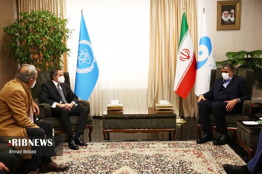 دیدار رافائل گروسی با رئیس سازمان انرژی اتمی ایران