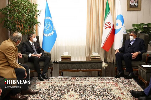 دیدار رافائل گروسی با رئیس سازمان انرژی اتمی ایران