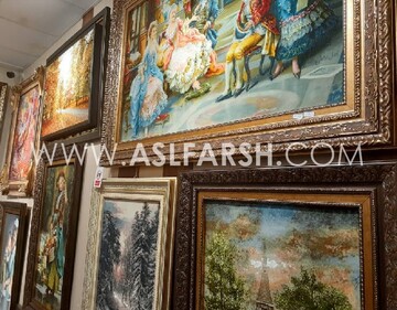 تابلو فرش دستباف میراثی ماندگار