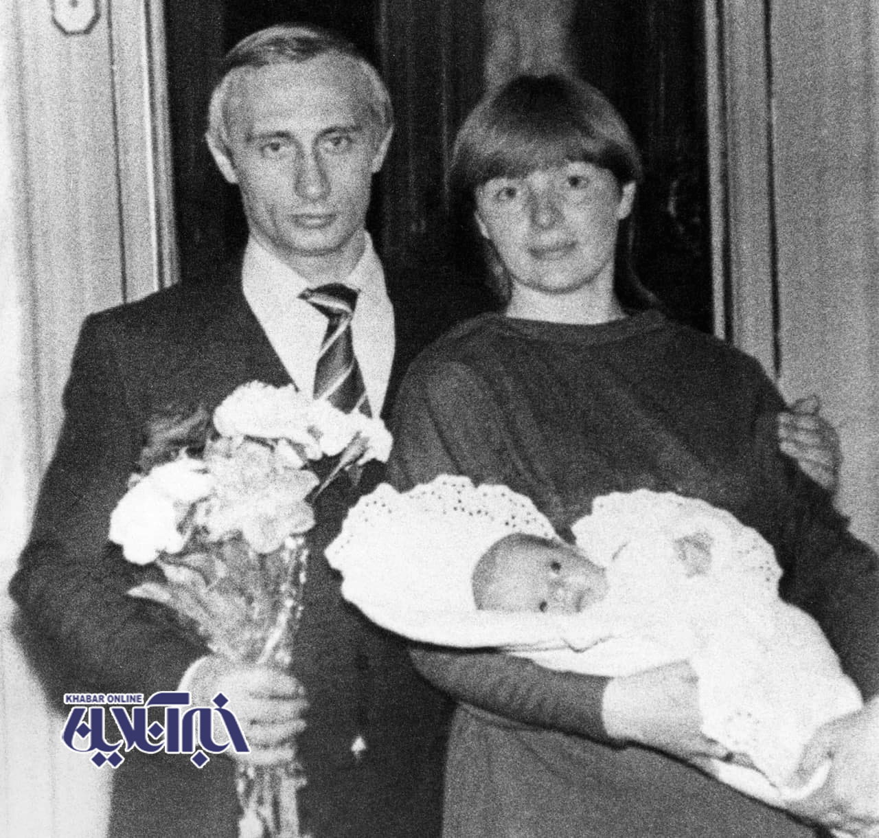 عکس | تصویری دیده نشده از ولادیمیر پوتین و همسرش و فرزند تازه متولد شده‌اش