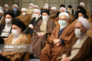 تصاویر | دیدار روحانی، رئیسی و نمایندگان مجلس خبرگان رهبری با رهبر معظم انقلاب