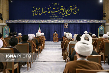 دیدار رئیس و نمایندگان مجلس خبرگان رهبری با رهبر معظم انقلاب اسلامی