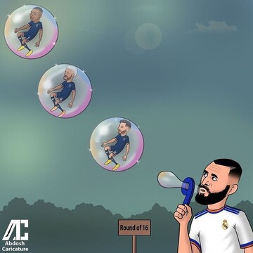 ببینید کریم چطور ستاره‌های پاریسی‌ را اسیر کرد!