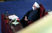 عکس| تصویری جدید از حسن روحانی در دیدار با رهبر انقلاب