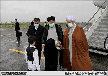 رئیس جمهور صبح امروز وارد مازندران شد