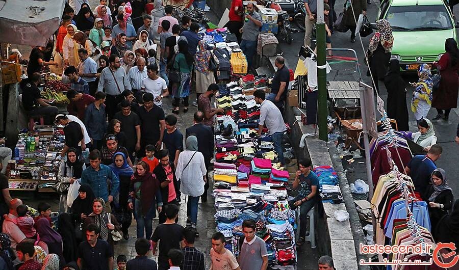 پیاده‌رو فروشی در تهران؛ سه متر دو میلیون تومان