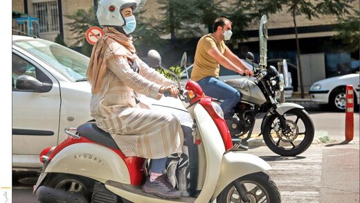 هشدار پلیس: بعضی زنان ترک‌نشین موتورسیکلت‌ها حجاب و پوشش درست ندارند