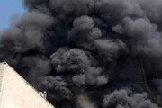 ببینید | آتش‌سوزی مهیب در بازار «الری» در کویت