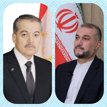 گفتگوی تلفنی وزیران خارجه ایران و تاجیکستان
