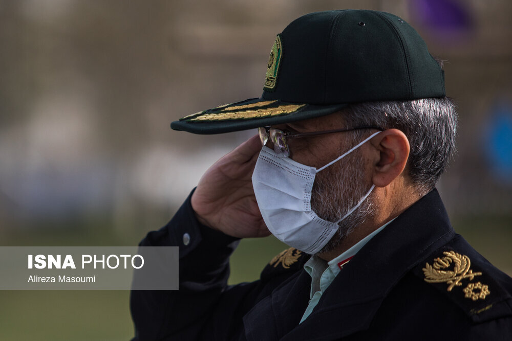 رزمایش نوروزی پلیس پایتخت در میدان آزادی