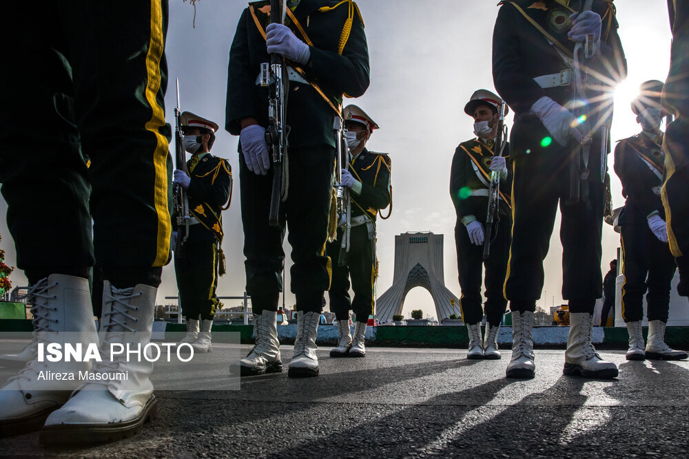 رزمایش نوروزی پلیس پایتخت در میدان آزادی