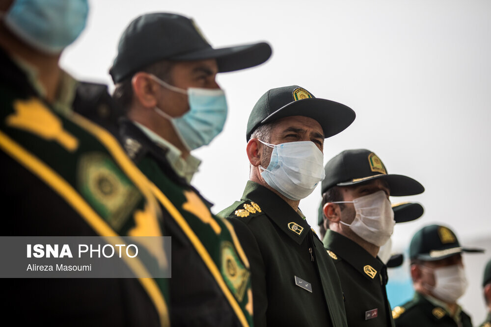 رزمایش نوروزی پلیس پایتخت در میدان آزادی