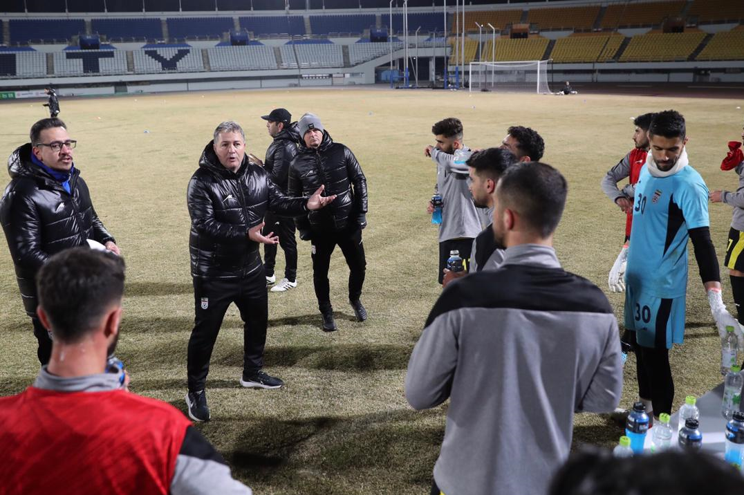 برگزازی دومین جلسه تمرینی تیم ملی در سئول