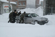 غافلگیری مسافران مازندران از بارش برف