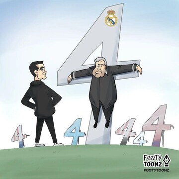 ببینید ژاوی چه بلایی سر مربی رئال آورد؟!