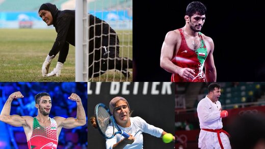 چهره های ماندگار ورزش ایران در سال ۱۴۰۰