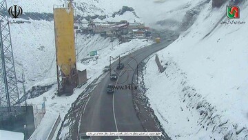 تصاویر | برف در محورهای شمالی کشور