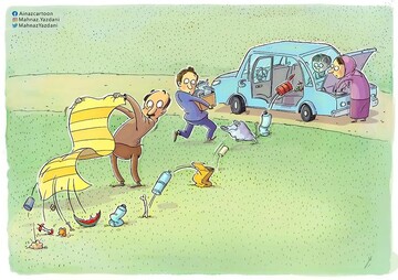 ببینید مسافران نوروزی با ما چه کردند؟!