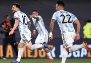پیروزی آرژانتین با گلزنی مسی