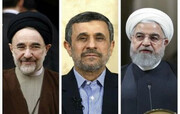 ۱۴۰۰ ؛ روزگار متفاوت خاتمی، احمدی نژاد و روحانی / از «تکرار می کنم» کمرنگ و رگبار نامه نگاری تا سکوت فعال