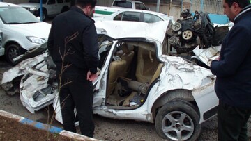 ۵ کشته و زخمی در واژگونی یک دستگاه خودروی پژو پارس