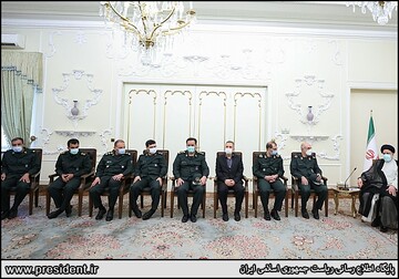 دیدار نوروزی با مقامات کشوری و لشکری با رئیس جمهوری