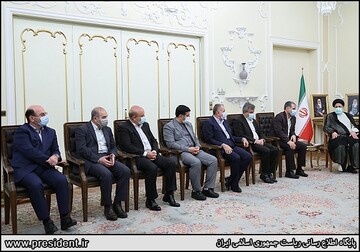 دیدار نوروزی با مقامات کشوری و لشکری با رئیس جمهوری