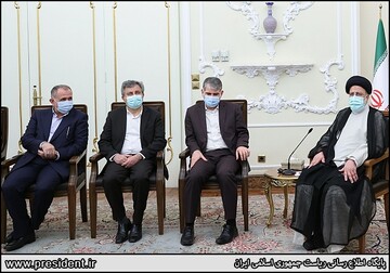 دیدار نوروزی با مقامات کشوری و لشکری با رئیس جمهوری