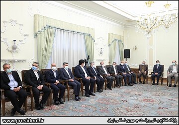دیدار نوروزی با مقامات کشوری و لشکری با رئیس جمهوری