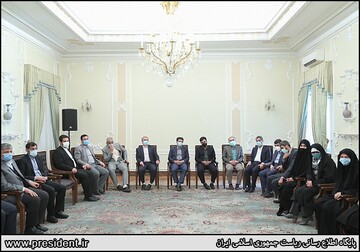 دیدار نوروزی با مقامات کشوری و لشکری با رئیس جمهوری